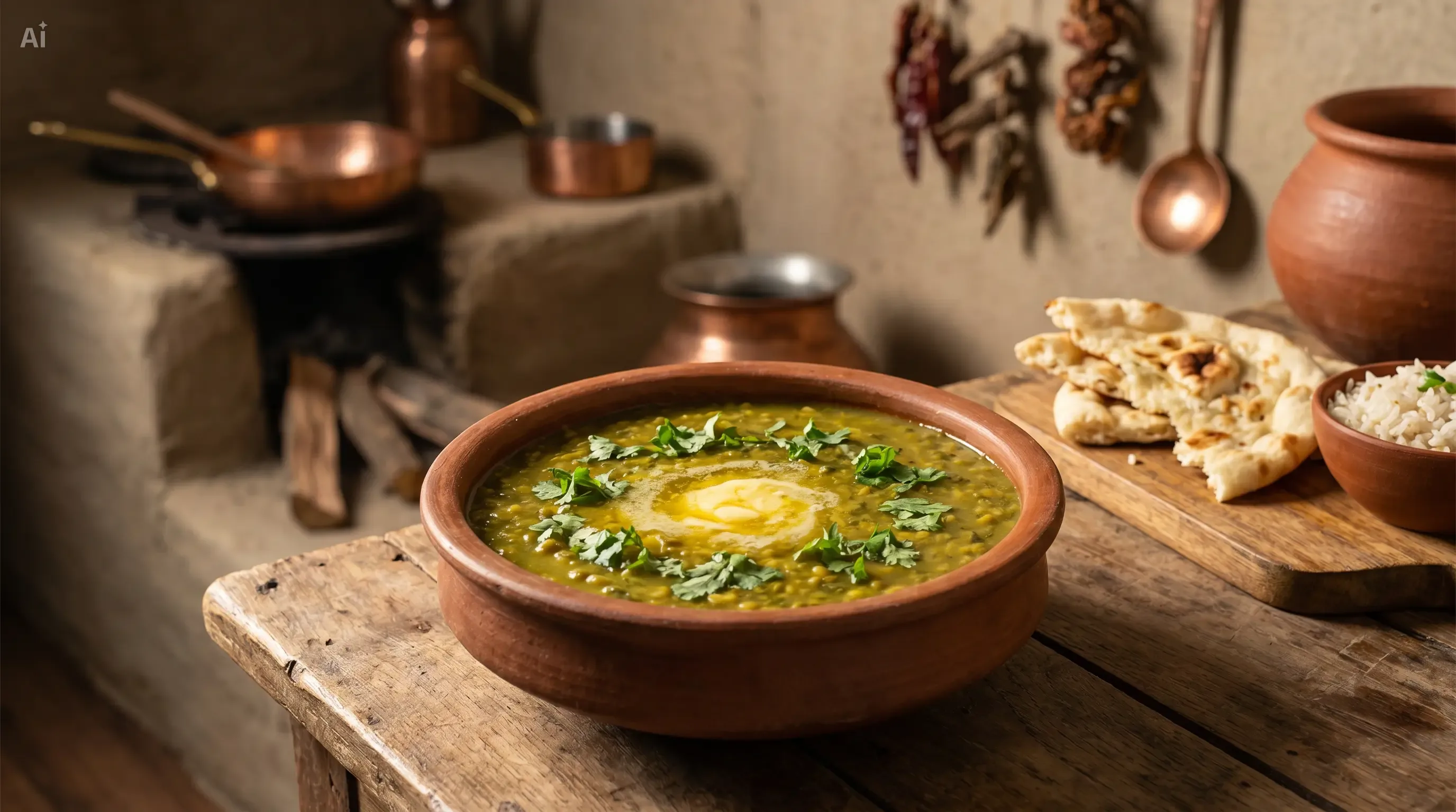 Sattvic Moong Dal Soup