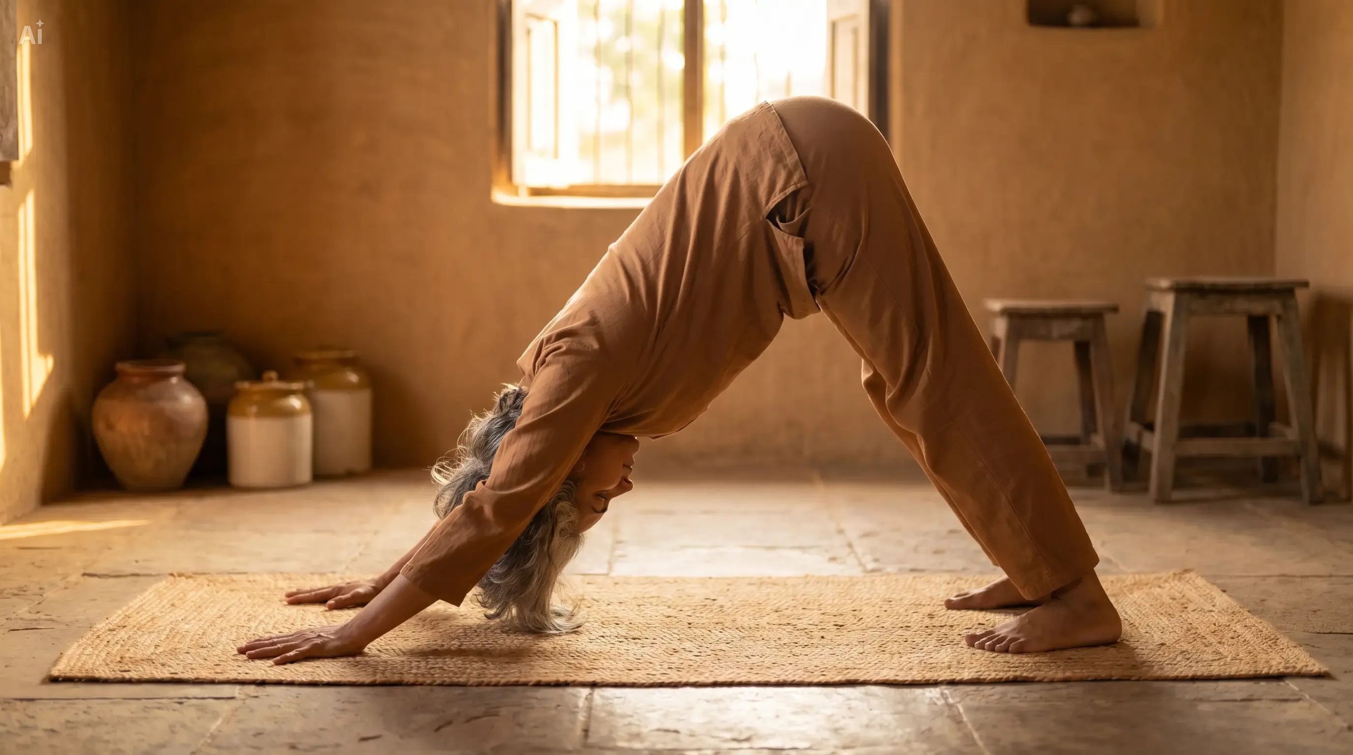 Parvatasana (Mountain Pose / Downward Dog)