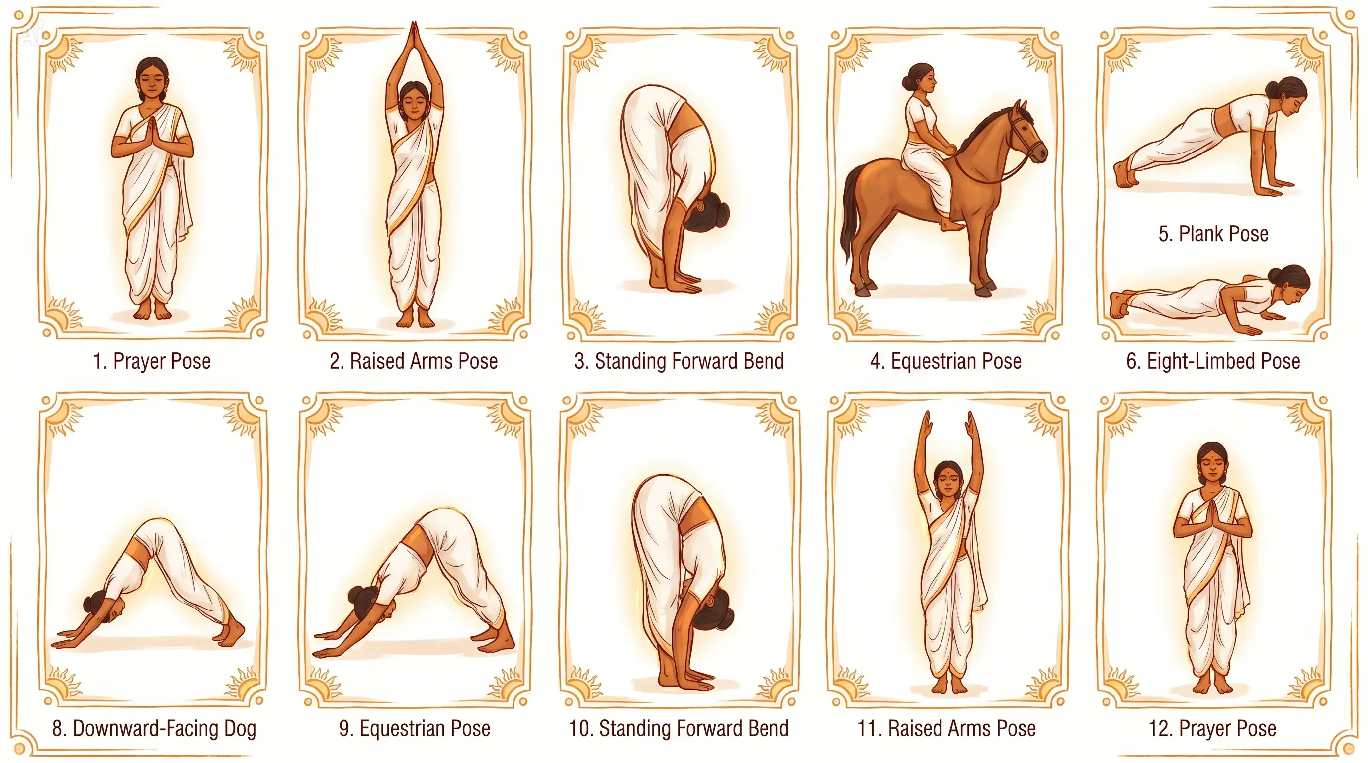 Surya Namaskar — The Complete Sun Salutation